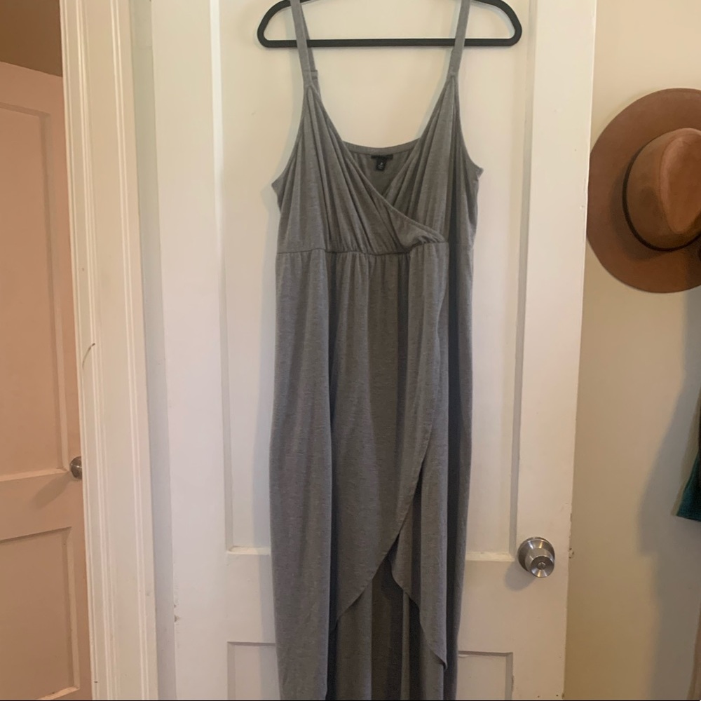 Gray Maxi Dress
